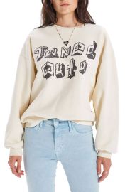 Mother The Drop Square Stargazer Cotton Graphic Sweatshirt at Nordstrom