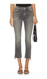 Mother The Insider Crop Step Fray Jeans In Moshpit Memories at Revolve