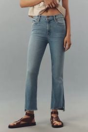 Mother The Insider Crop Step Fray Jeans24 at Anthropologie