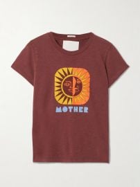 Mother The Lil Sinful Tee in Sun Moon at Net a Porter