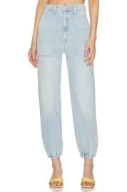 Mother The Wrapper Patch Springy Ankle High Rise Jeans at Revolve