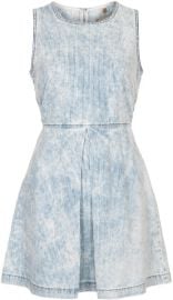 Moto Denim Dress at Topshop