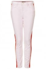 Moto Side Stripe Jeans by Topshop at Topshop