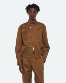 Moto Trucker in Cotton Chino Twill | Men\'s Jacket | HELMUT LANG at Helmut Lang