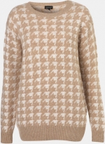 Mouses houndstooth pullover at Topshop