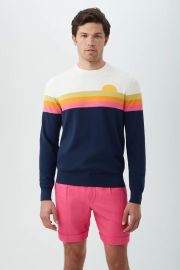 Mr Turk Romero Sweater in Ink Multi at Mr Turk