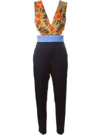 Msgm Contrast Panel Jumpsuit  - Elite at Farfetch