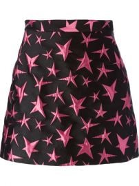 Msgm Star Embroidered Mini Skirt - at Farfetch