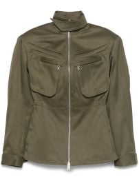 Mugler Cargo Jacket Green at Farfetch