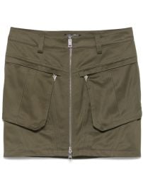 Mugler Cargo Mini Skirt Green at Farfetch