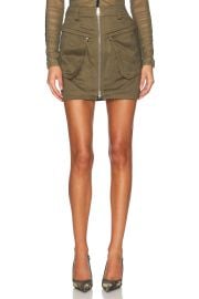 Mugler Cargo mini skirt at FWRD