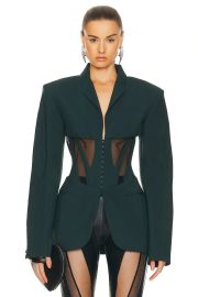 Mugler Corset Blazer at Forward