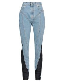 Mugler Denim Pants at Yoox