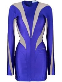 Mugler Illusion Panelled Minidress - at Farfetch