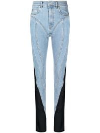 Mugler Spiral Skinny Jeans - at Farfetch