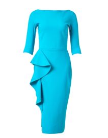 Muhe Blue Stretch Jersey Dress Chiara Boni La Petite Robe at Halsbrook