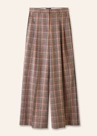 Multi Check Pleat Front Man Pant MEEM BlackBrownRed at Me and Em