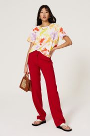 Multi Color Floral Blouse by Peter Som Collective for 35 Rent the Runway at Rent the Runway