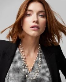 Multi Pearl Strand Necklace White House Black Market at White House Black Market