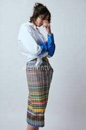 Multi Plaid Skirt by Dries Van Noten at Nordstrom