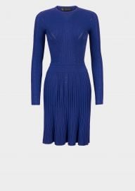 Multi-Stitch Flare Knit Dress by Versace at Versace