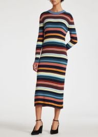 Multi Stripe Knitted Dress at Paul Smith