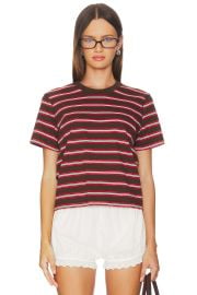 Multi Striped Boyfriend Tee at Revolve