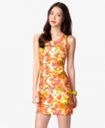 Multi colored print dress at Forever 21 at Forever 21