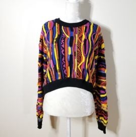 Multi stripe sweater at Forever 21