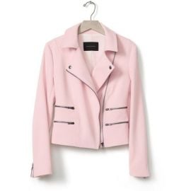 Multi zip moto jacket at Banana Republic