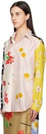 Multicolor All Over Daisy Print Shirt at ssense