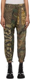 Multicolor Camo Utility Drop Trouser at Ssense