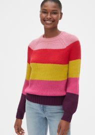 Multicolor Crewneck Sweater by Gap at Gap