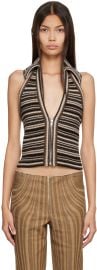 Multicolor Striped Tank Top by Anne Isabella on Sale at Ssense