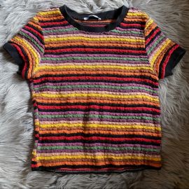 Multicolor Striped Top by Zara Trafaluc at Poshmark