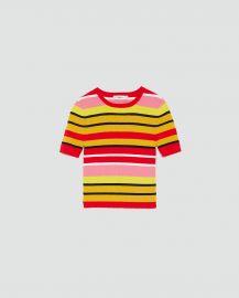 Multicolored Striped Sweater by Zara at Zara