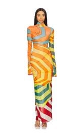 Muma World Phoenix Maxi Dress In La Plage at Revolve