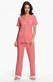 Munki Munki Short Sleeve Knit Pajamas  at Nordstrom