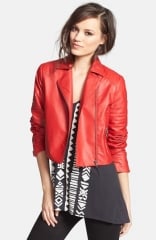 Mural Quilted Crop Moto Jacket at Nordstrom