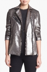 Mural Sequin Bomber Jacket at Nordstrom