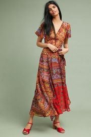 Murol Wrapped Maxi Dress by Akemi  Kin at Anthropologie