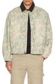Museum Of Peace And Quiet Utility Canvas Work Jacket In Camouflage at Revolve