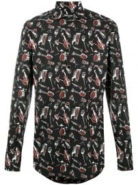 Musical Instrument Print Shirt by Dolce & Gabbana at Farfetch