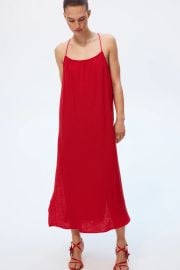 Muslin Beach Dress - Red - Ladies HampM US at H&M