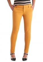 Mustard yellow pants from Modcloth at Modcloth