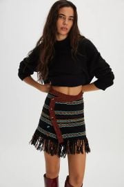 Mutma Shada Knitted Skirt at Free People