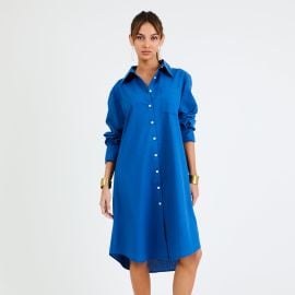 My Bodhi Roma Linen Dress Sapphire Blue at My Bodhi