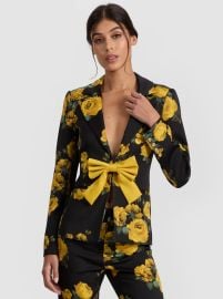 Mya Printed Blazer In Rosehips Alice Olivia at Alice + Olivia
