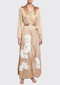 Myla London Primrose Hill Long Silk Robe at Bergdorf Goodman