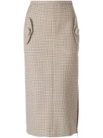 N  186 21 Houndstooth Pencil Skirt at Farfetch